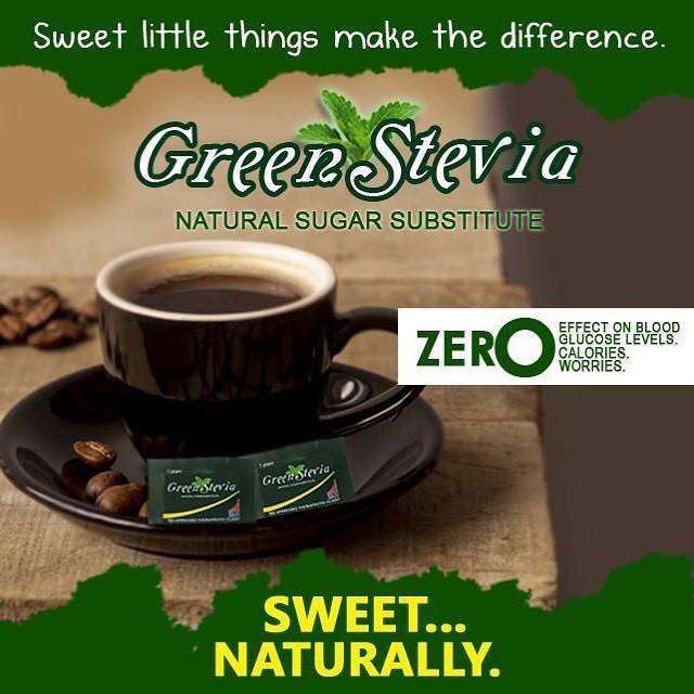 100 Pure Organic Green Stevia Natural Sugar Substitute 1 gram x 30