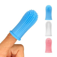 Hot 2PCS Dog Super Soft Finger Toothbrush ทำความสะอาดฟัน Bad Breath Care แปรงสีฟันซิลิโคนปลอดสารพิษ Dog Cat อุปกรณ์ทำความสะอาด