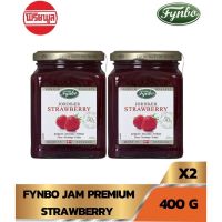 [แพ็คคู่] FYNBO JAM PREMIUM STRAWBERRY แยมสตรอเบอร์รี่ 400 G