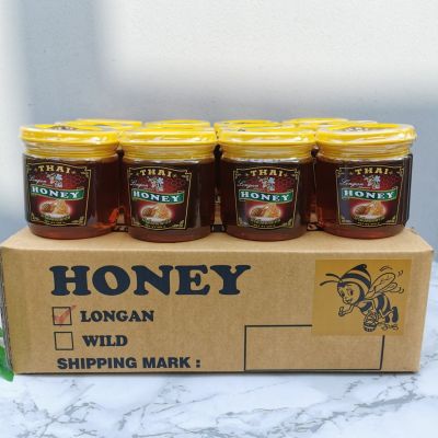 (จำนวน1ลัง) น้ำผึ้ง THAI HONEY (ไทยฮันนี่) ขนาด 500 กรัม(กระปุก) น้ำผึ้งป่า น้ำผึ้งลำไยแท้ น้ำผึ้งแท้ 100%