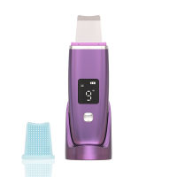 Ultrasonic Skin Scrubber Facial Peeling Pore Cleaner Blackhead Remover Vacuum EMS Radio Mesotherapy LED Electroporation lifting