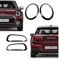 กรอบไฟท้ายคิ้วไฟหน้าไฟท้ายรถเคสสติกเกอร์แบบห่วงสำหรับ Mini Cooper One S JCW F54อุปกรณ์เสริมของสโมสร