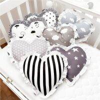 ZZOOI Ins Baby Pillow Anti Bending Shaped Pillow Baby Home Comfort Care Accessories Heart-shaped Children Cushion Cushion Supplies