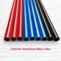 Length 500mm 6063 Aluminium Pipe 1/1.5/2mm Thickness 5-20mm OD Colored  Aluminum Alloy Tube Wine Red/Treasure Blue/Matte Black Industrial Supplies