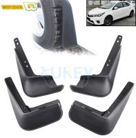 ด้านหน้าด้านหลังรถ Fender ชุดแม่พิมพ์ Mud Flaps สำหรับ Toyota Corolla Altis 2014 2015 2016 2017 Mudflaps Splash Guards Mudguards