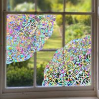 Kizcozy Arch Pattern Window Maker Catcher Static Cling Wall Sticker for Garden Glass