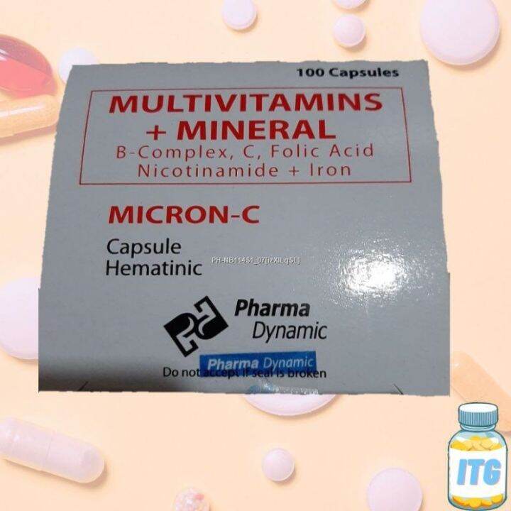 C capsule (Iron multivitamins) Lazada PH