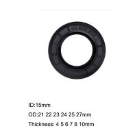 5/10 Pcs Nitrile Rubber TC Double Lip Oil Seal O Ring 15x21x4/5 15x22x4/5/6/7 15x24x4/5/6/7/8 15x25x4/5/6/7/8/10 15x27x5/7/8mm Gas Stove Parts Accesso