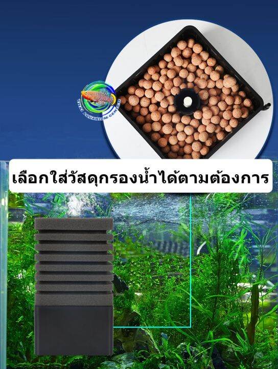 antopie-sponge-filter-กรองฟองน้ำอย่างดี-ฟองน้ำช่วยดูดซับสิ่งสกปรก-เนื้อฟองน้ำทนทาน-มีช่องใส่วัสดุกรองด้านล่าง