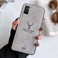 Floveyoo ผ้าลายกวางเคสสำหรับ Vivo V23 V27 V25โปร V23E Y76 Y52 Y72 5กรัม V11 Y36 Y20 Y21 Y11S Y33S Y78 Y21S ฝาครอบนุ่ม V27E