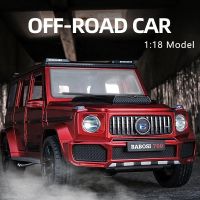 New 1:18 Benz Big G Alloy Car Model Barbos G700 Off-Road Car Model Simulation Collection Ornaments Boyfriend Toy Car Gift Die-Cast Vehicles