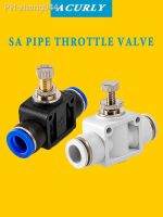 ☒☫™ SA Pipeline Valves Fittings Air Hose Quick Fitting Speed Control Valve Pneumatic Connectors Throttle Valve