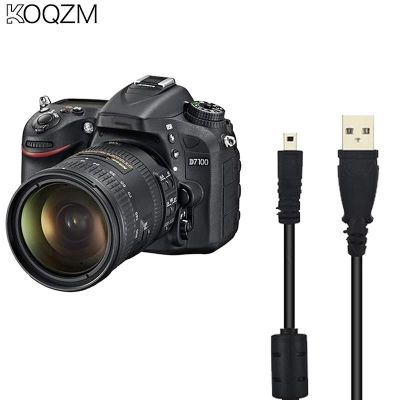 [HOT RUXMMMLHJ 566] 8 Pin USB สายสำหรับข้อมูล Nikon D7200 D3200 D5500 D5100 D5200 D7100 P7100สายเคเบิลข้อมูลสายชาร์จสายสำหรับข้อมูล Pentax โซนี่พานาโซนิคกล้อง