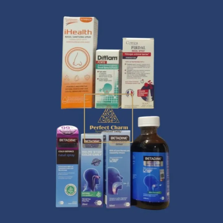 [Ready Stock] BETADINE Gargle Throat Spray Nasal Spray Mouth Wash