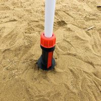 Beach Umbrella Sand Anchor Outdoor Camping Grass Spiral Stand Storage Holder Heavy Duty Patio Lawn Home Garden