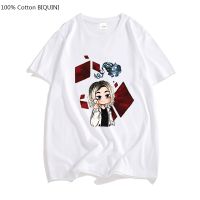 Alice In Borderland Emblem Tshirt Men T Shirts Japanese Anime Tshirt Four Seasons Short