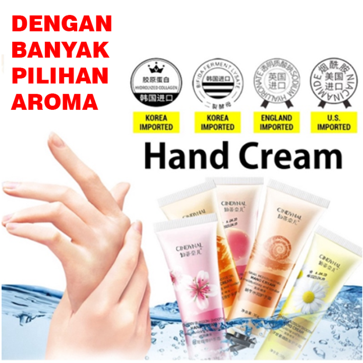 Cindynal Hand Cream Korea / Lotion Krim Tangan Halus/Lembut/Menyegarkan