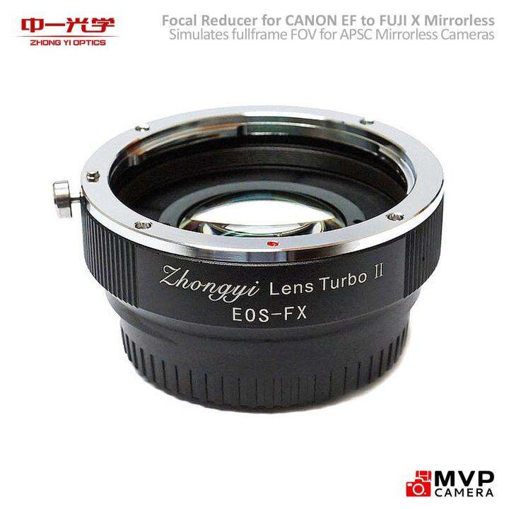 Mitakon Zhongyi Canon EF EOS – Fuji X Fujifilm Lens Turbo Adapter