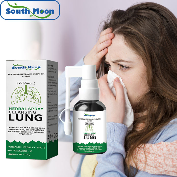 South Moon Herbal Spray Cleansing Lung Detoxification Herbal Cleansing ...