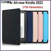 CUWRYG ปลอก e-reader 6นิ้วค่ะ เคสป้องกันรอย เคสอัจฉริยะแบบสมาร์ท แม่เหล็กแบบแม่เหล็ก หนังพียู ฝาครอบ Folio