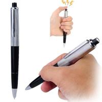 2020 Novelty Utility Ballpoint Pens Electric Shock Pen Funny Kuso Prank Trick Joke Gadget Toy Gift канцелярия ручка шариковая Pens