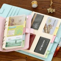 【Ready Stock】 ㍿❂ C13 A5/A6 Clear PVC Card Pocket 6 Hole Notebook Planner Acessories