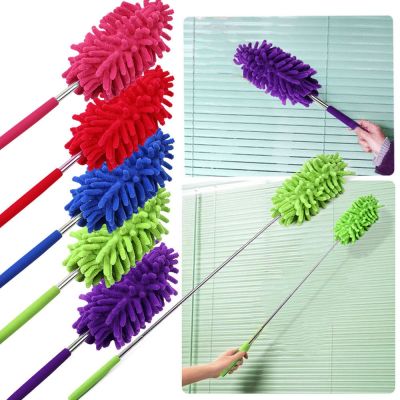 【hot】 Dust 63CM Telescopic Microfibre Extendable Cleaning Car Cleaner Handle Household Tools 2023 NEW