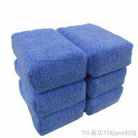 hot【DT】❄  1/3/6PCS Car Cleaning Sponge Microfiber Applicators Sponges Wax Polishing sponge Accessories