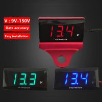 DC 9V-150V Voltmeter Voltage Meter For Electric Motorcycle LED Digital Battery Gauge For KOSO XMAX 300 250 PCX 150 160 NMAX 155