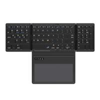 Bluetooth Wireless Keyboard Bluetooth Keyboard with Touchpad Ultra Slim Pocket Folding Keyboard for IOS,Android,Windows PC Tablet