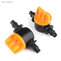 10 PCS 4/7mm Micro Hose Garden Irrigation Barbed Water Flow Control Valve Drip Irrigation Fittings