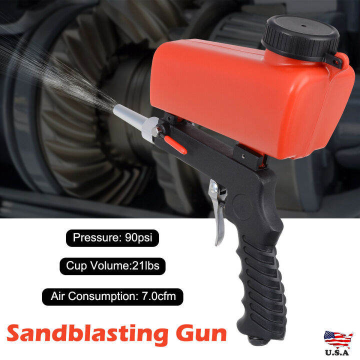 LazaraHome Industrial Small Sand Blasting Machine Adjustable Sand