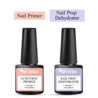 Mtssii Top Base Coat Nail Primering Nail Prep Dehydrate Long Lasting Air Dry for UV Gel Polish Lacquers Sterlization Liquid