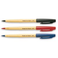 ปากกาเขียนผ้า Pentel รุ่น M10A ขนาดหัว 2mm ดำ/แดง/น้ำเงิน