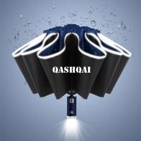 [ANYA Auto Parts] รถร่มแถบสะท้อนแสงพร้อมไฟ Led ย้อนกลับร่มสำหรับ Nissan Qashqai J10 J11 2021 2020 2019 2018 2011 2010 2009