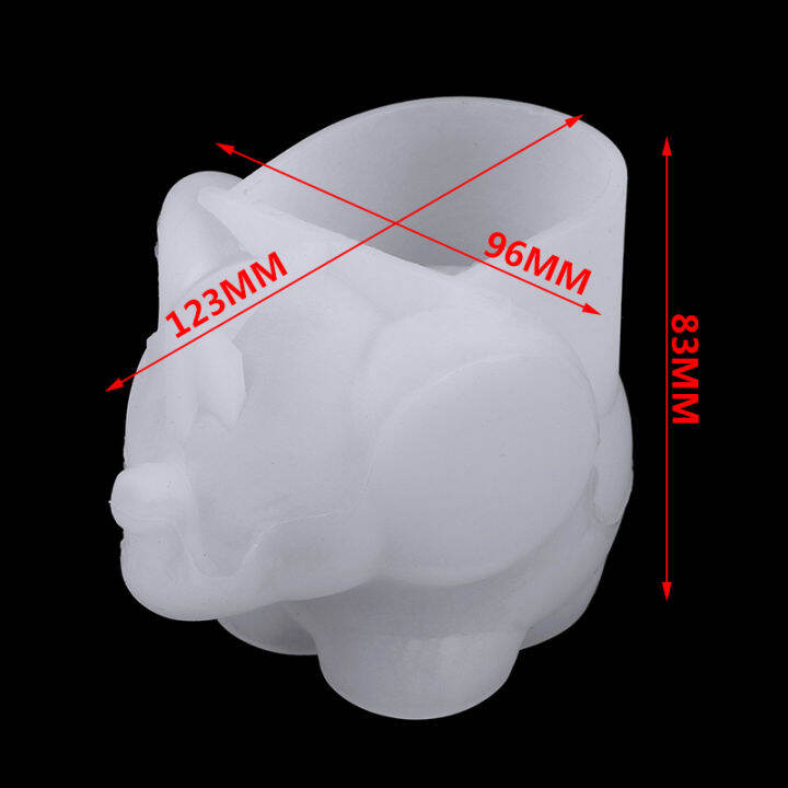 bokali-1pcs-lucky-ซิลิโคนรูปช้างเรซินอีพ็อกซี่แม่พิมพ์พัฟแป้งผู้ถือหล่อแม่พิมพ์เครื่องมือ