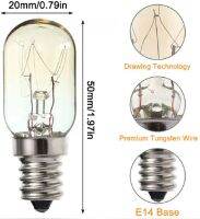 หลอดไส้เอดิสัน T22ฝาเกลียว E14 E12ขนาดเล็ก6แพ็คสำหรับเกลือหินหิมาลัย120V 220V 15W 20W 25W ไฟกลางคืน LDP3732หลอดไฟ