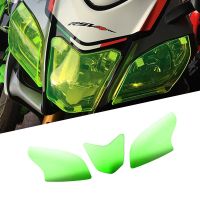 MTKRACING แผ่นโคมไฟอะครีลิคหน้าจอฝาครอบป้องกันสำหรับ APRILIA RSV4 Rr/ RSV4 RF 2015-2018ไฟหน้ารถจักรยานยนต์