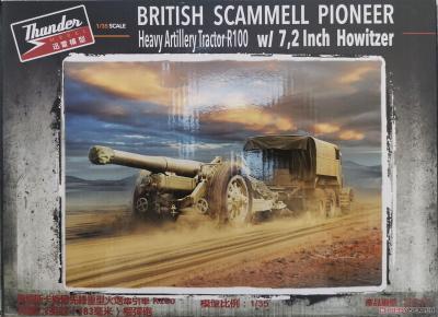 【CW】Thunder Model TM35212 135 Scale British Scanmel Heavy Cannon Tow Tractor R100 BL 7.2 inch Howitzer Model kit
