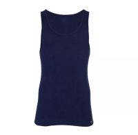 John Henry เสื้อกล้าม รุ่น COTTON RIB JU JU4903 ทรง Tank สีกรมท่า เสื้อแขนกุด