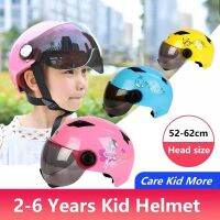 ?Special promotion? Childrens helmets Childrens helmets Cartoon patterns Brown lenses Breathable electric vehicle helmets