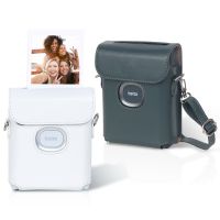 เคส PU แบบย้อนยุคสำหรับ Fujifilm Instax Square Link Smartphone เครื่องพิมพ์ภาพ SQ Link ฟิล์มสะพายหนังฝาครอบกล้องสำเร็จรูป