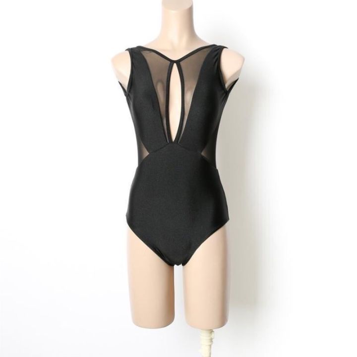 fashiojeans-ชุดว่ายน้ำแฟชั่นเกาหลีผู้หญิง-บิกินี่-bikini-เซ็กซี่-ผ้าเนื้อดี-วันพีซ-มีฟองและซับใน-ym2207