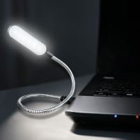 FURNITURESTORE โคมไฟแบบพกพา โคมไฟUSB แบบพกพา ไฟ LED Mini Book Light 6Leds สำหรับพาวเวอร์แบงค์ คอมพิวเตอร์พกพา โน้ตบุ๊ค PC