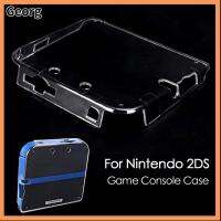 GEORG อุปกรณ์เสริมเกม เคสคริสตัล สำหรับ Nintendo 2DS ปลอกหุ้มตัวเครื่อง เคสคอนโซลเกม เคสป้องกันรอย เคสแบบแข็ง