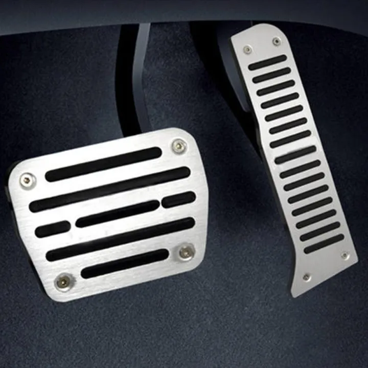 【in stock】 Stainless Automatic Car Accelerator Pedal Set Gas Brake pedal Clutch Pedal Lazada PH