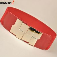 【CW】❅✁✔  Fashion Womens Waistband Elastic Wide Buckle Female