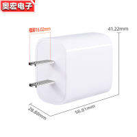 ที่กำหนดเอง PD20W มาตรฐานอเมริกัน A+C พอร์ตคู่สำหรับ Apple 1314Pro หัวชาร์จอะแดปเตอร์