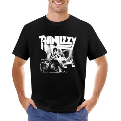 Art 70S Cold Sweat Lizzy Hard Rock Band T-Shirt Anime Graphic T Shirts Designer T Shirt Men