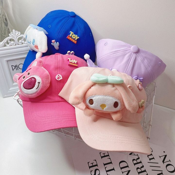 Kawaii Sanrio Cinnamoroll Kuromi Mymelody Kids Baseball Cap Cartoon ...